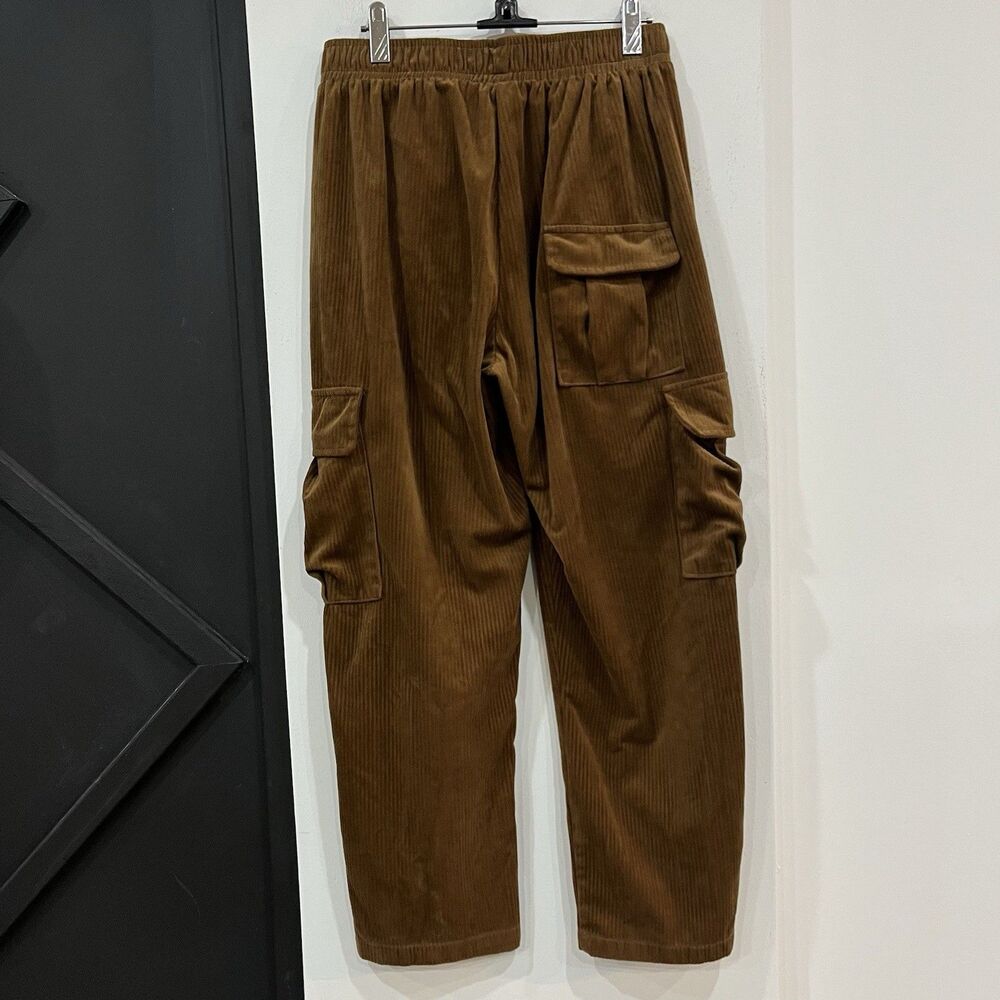 Aelfeic Eden Corduroy Cargo Pants Size Medium Streetwear - Picture 4 of 6